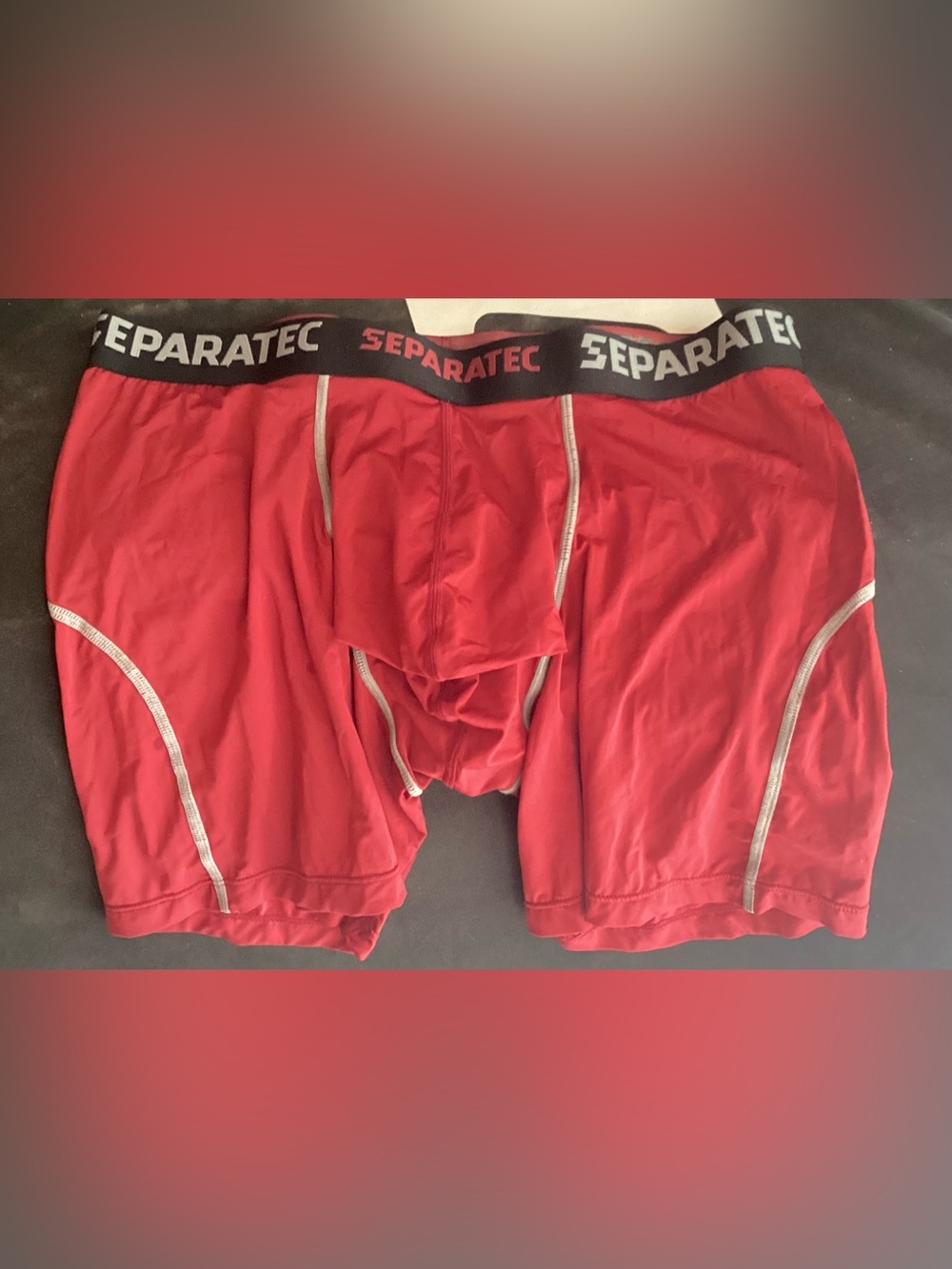 🏋🏻‍♂️ SEPARATEC  ♥️  COMPRESSION BOXER BRIEFS Athletic🩲 Workout Sz Medium